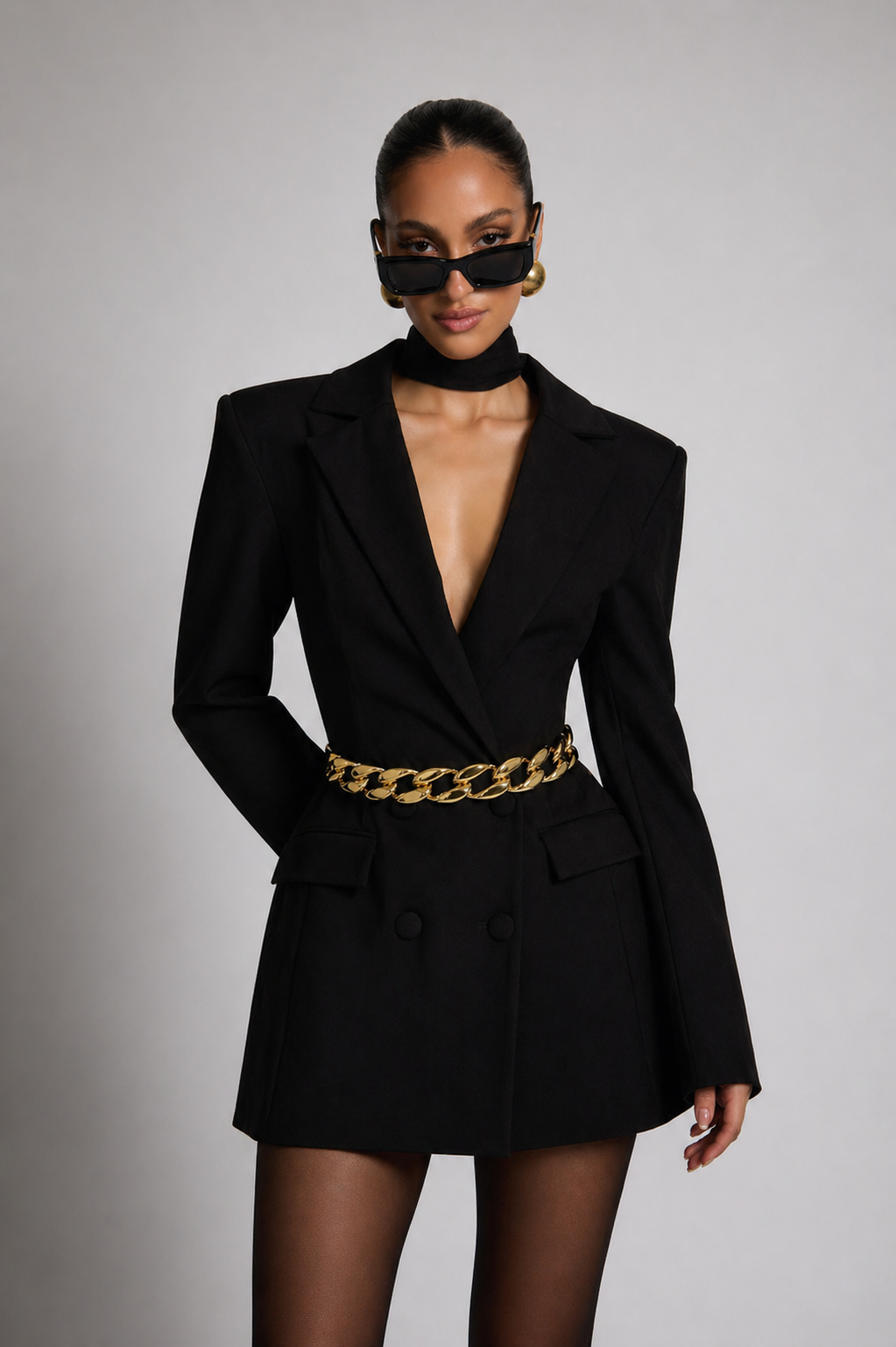 Chunky chain belt