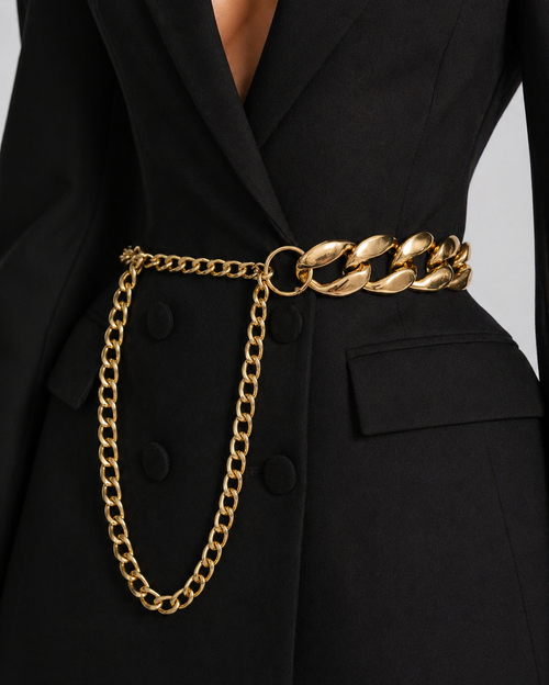 Chunky chain belt